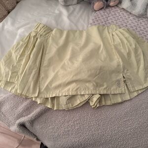 FP Movement Yellow Mini Skirt with Elastic Waistband